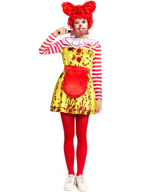 Costume da clown sadico a forma di hamburger - Kiabi