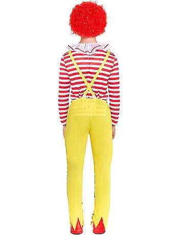 Costume da clown sadico a forma di hamburger