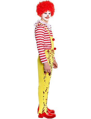 Costume da clown sadico a forma di hamburger