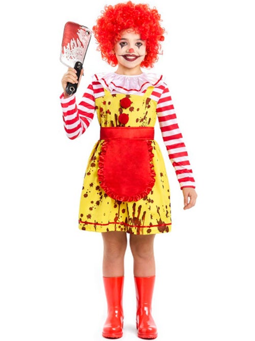 Costume da clown sadico a forma di hamburger - Kiabi