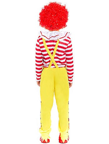 Costume da clown sadico a forma di hamburger