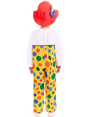Costume da clown, salopette a pois