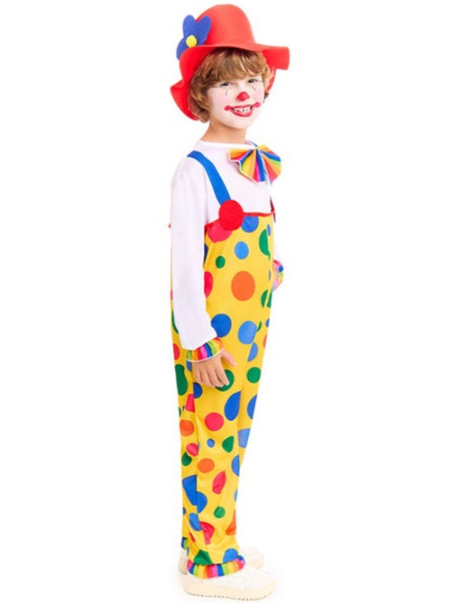 Costume da clown, salopette a pois - Kiabi