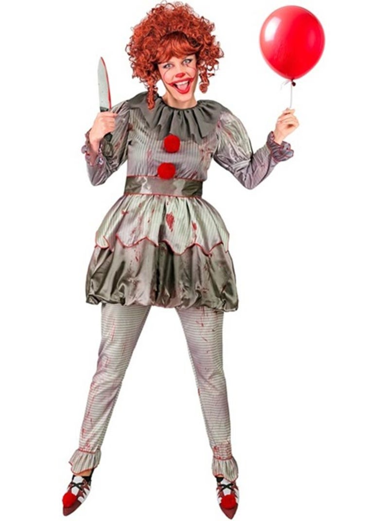 Costume da clown spaventoso Multicolore - Kiabi