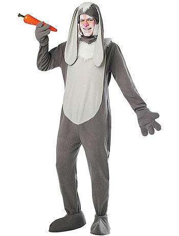 Costume da coniglio dalle orecchie lunghe per adulti