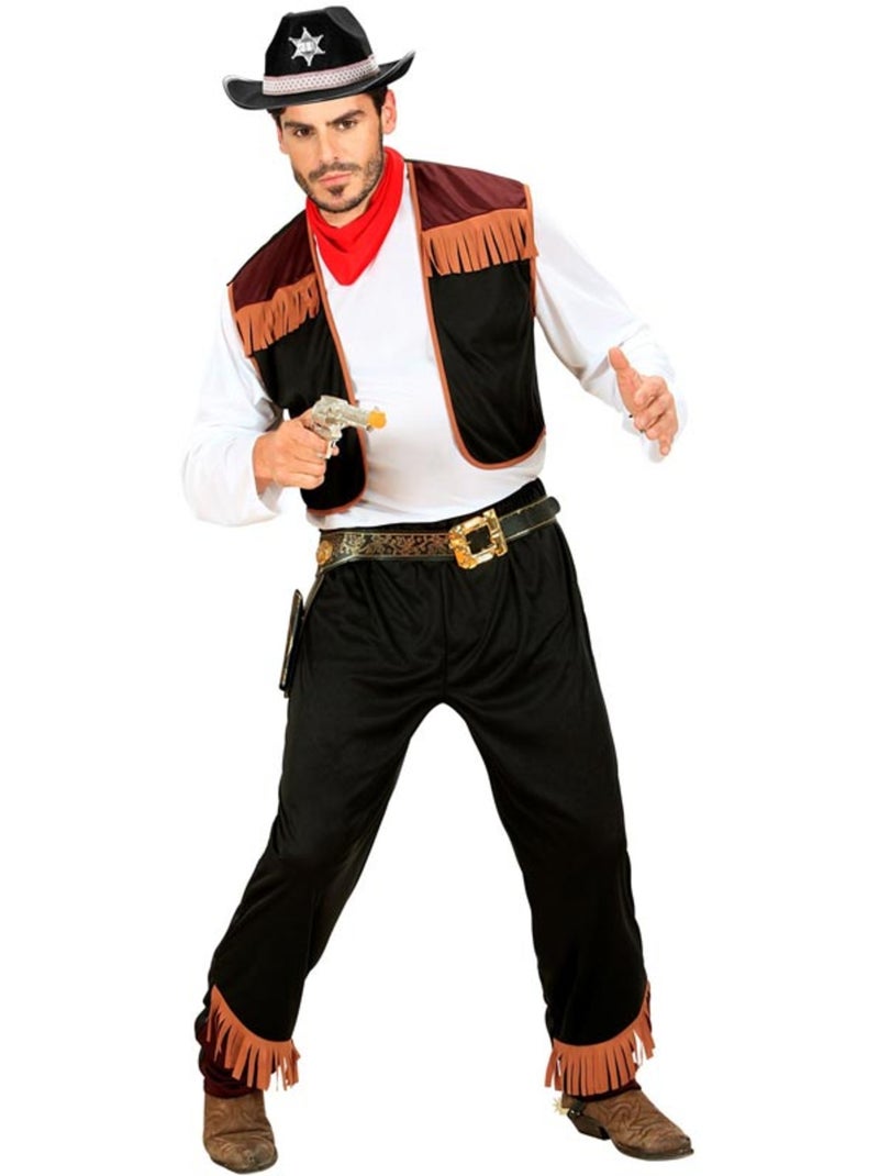 Costume da cowboy con gilet Multicolore - Kiabi