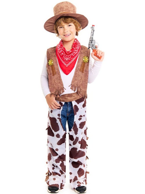 Costume da cowboy western con pantaloni di pelle - Kiabi