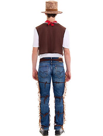 Costume da cowboy western con pantaloni di pelle