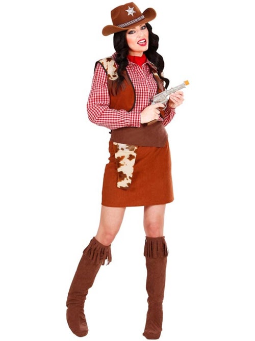 Costume da cowgirl a quadri - Kiabi