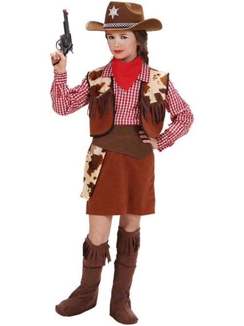 Costume da cowgirl a quadri - Kiabi