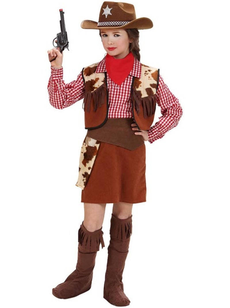 Costume da cowgirl a quadri Multicolore - Kiabi