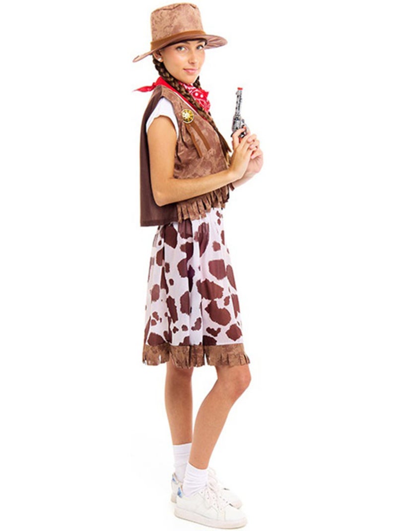Costume da cowgirl western Multicolore - Kiabi
