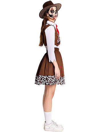 Costume da cowgirl zombie
