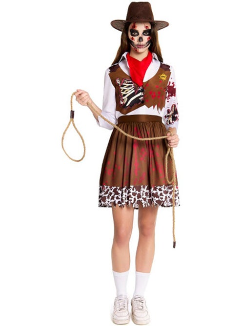 Costume da cowgirl zombie - Kiabi Costume da cowgirl zombie - Kiabi