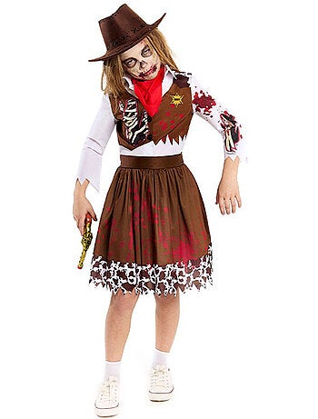 Costume da cowgirl zombie