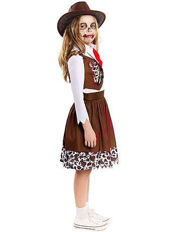 Costume da cowgirl zombie
