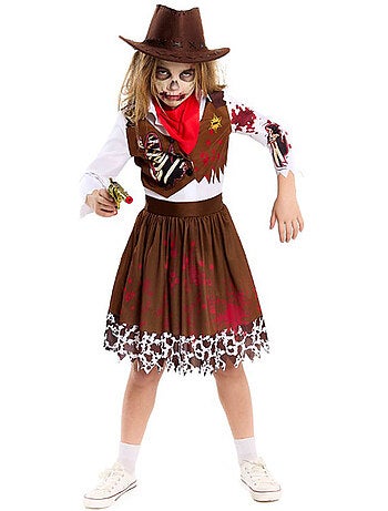 Costume da cowgirl zombie