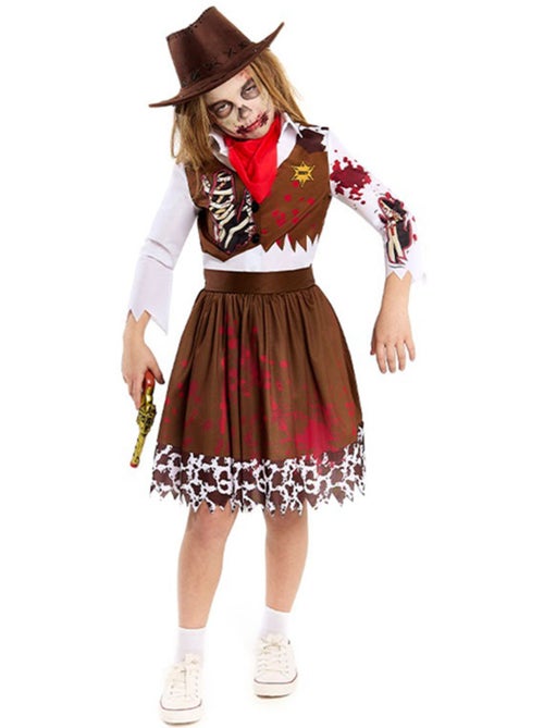 Costume da cowgirl zombie - Kiabi