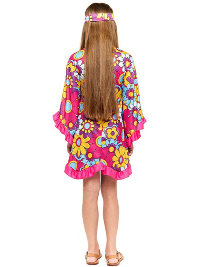 Costume da Daisy in stile hippie Multicolore - Kiabi