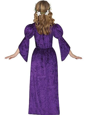 Costume da dama medievale viola