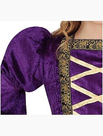 Costume da dama medievale viola