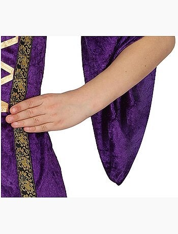 Costume da dama medievale viola