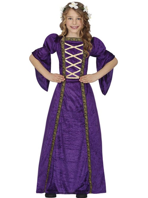 Costume da dama medievale viola - Kiabi