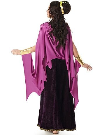 Costume da dea greca con mantello da donna