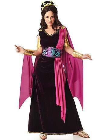 Costume da dea greca con mantello da donna