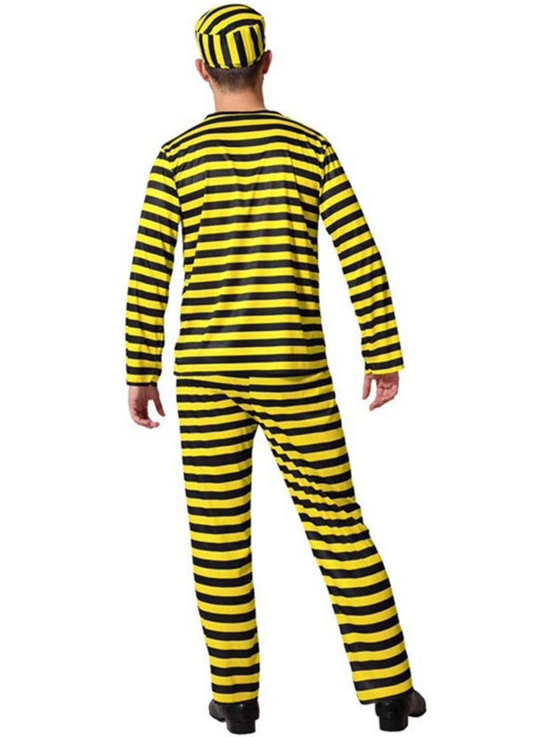 Costume da detenuto a righe da uomo Multicolore - Kiabi