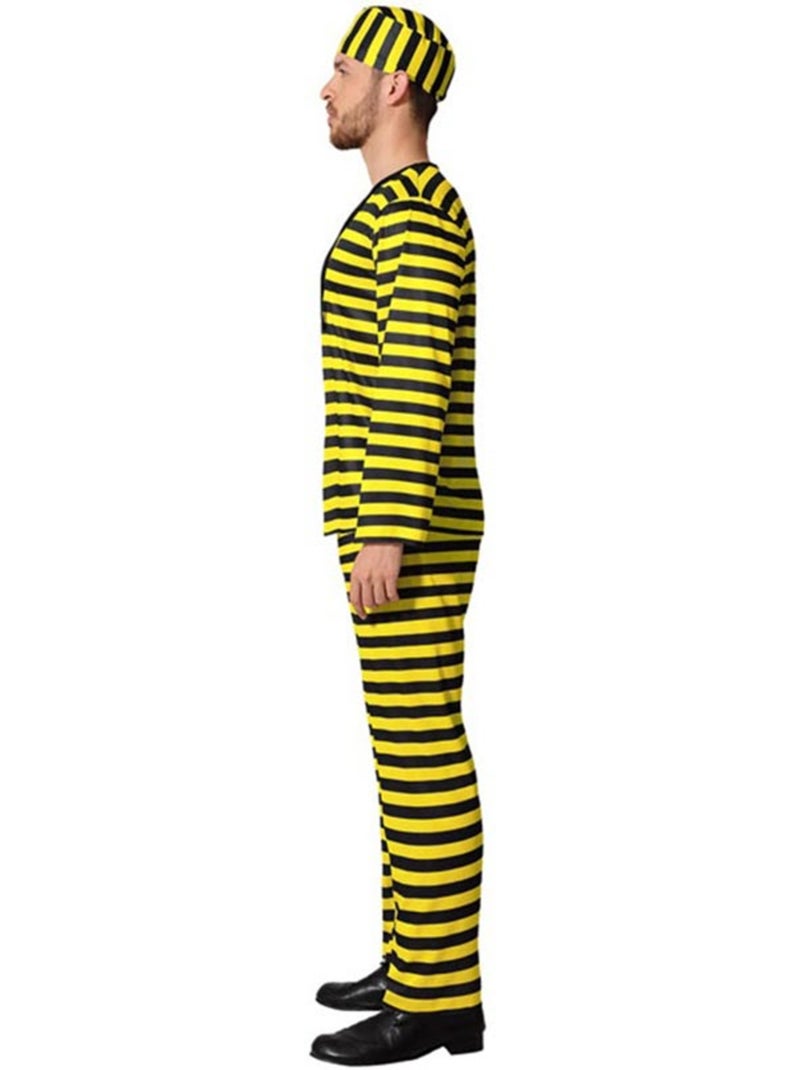 Costume da detenuto a righe da uomo Multicolore - Kiabi