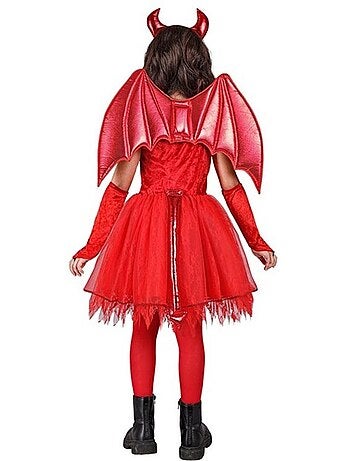 Costume da diavolo con ali e corna