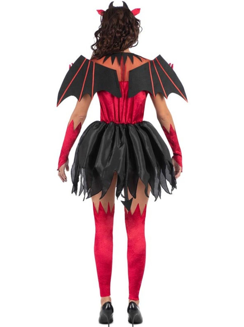 Costume da diavolo con ali Multicolore - Kiabi