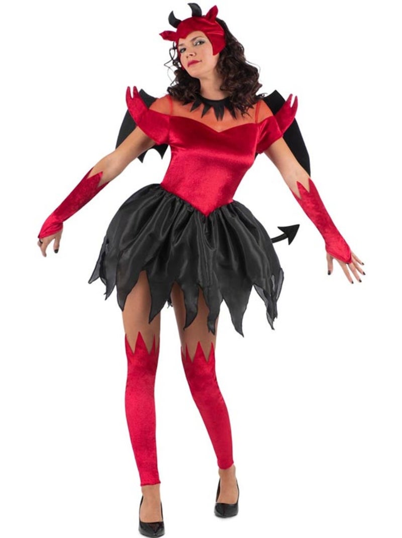 Costume da diavolo con ali Multicolore - Kiabi