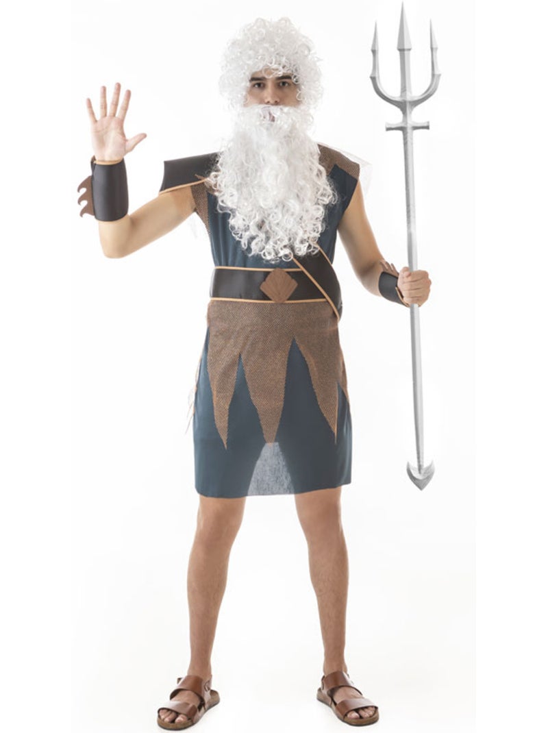 Costume da dio poseidone o nettuno da uomo Multicolore - Kiabi