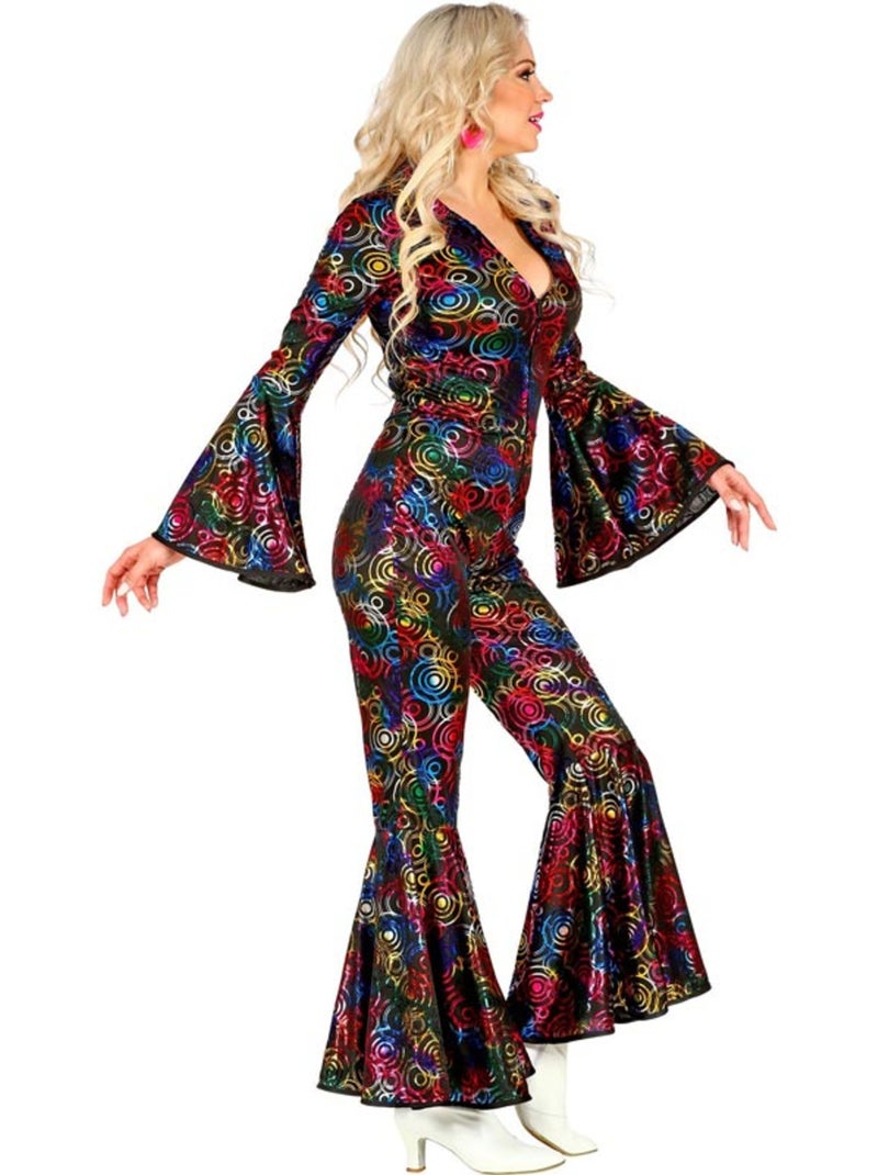 Costume da discoteca anni '70 con pantaloni a zampa d'elefante Multicolore - Kiabi