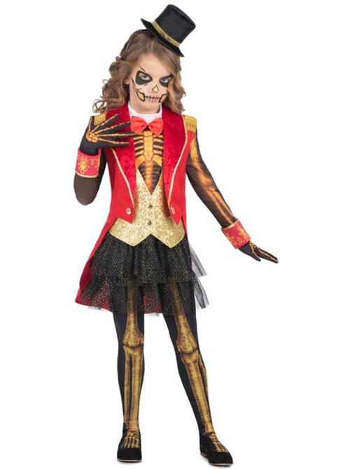 Costume da domatore di leoni scheletrici con copricapo - Kiabi