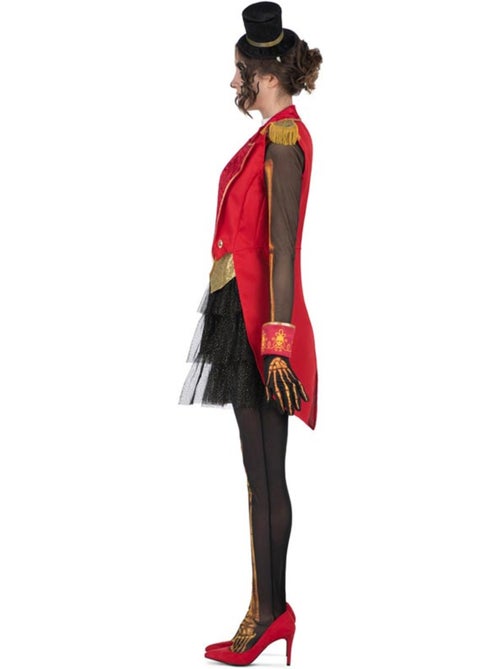 Costume da domatore di leoni scheletrici con copricapo - Kiabi
