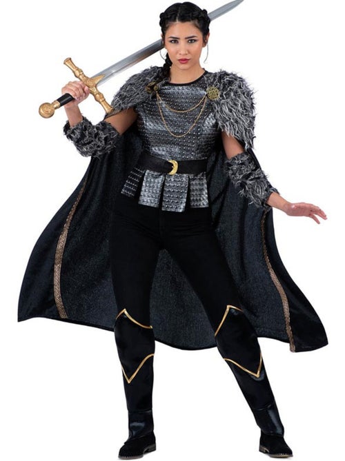 Costume da donna vichinga con mantello - Kiabi