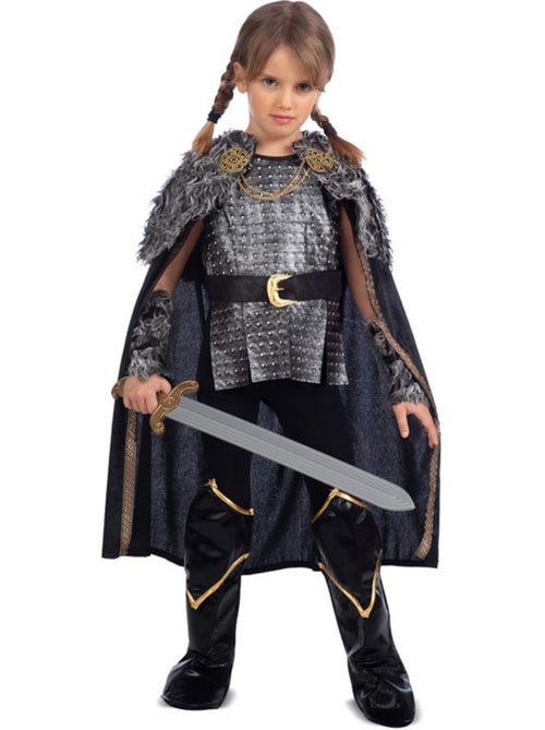 Costume da donna vichinga con mantello - Kiabi