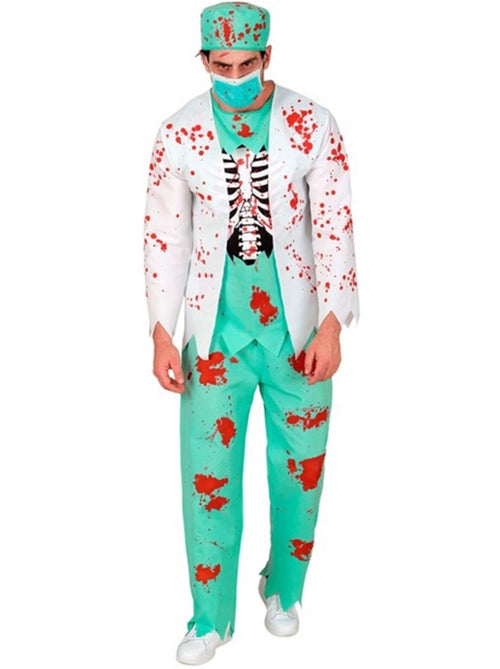 Costume da dottore zombie da uomo - Kiabi