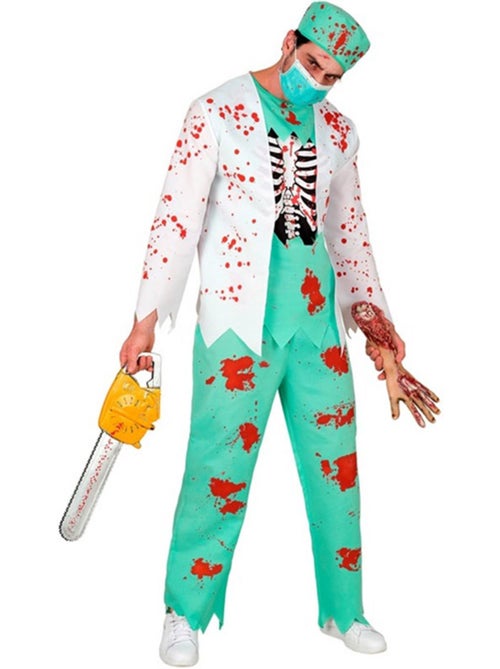 Costume da dottore zombie da uomo - Kiabi