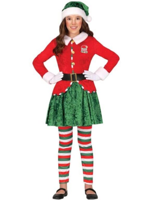 Costume da elfo aiutante di Babbo Natale con cappello - Kiabi
