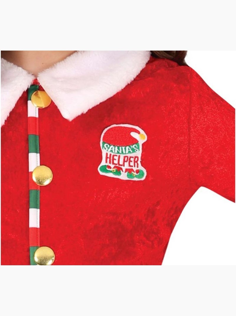 Costume da elfo aiutante di Babbo Natale con cappello Multicolore - Kiabi