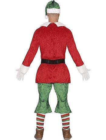 Costume da elfo aiutante di Babbo Natale con cintura