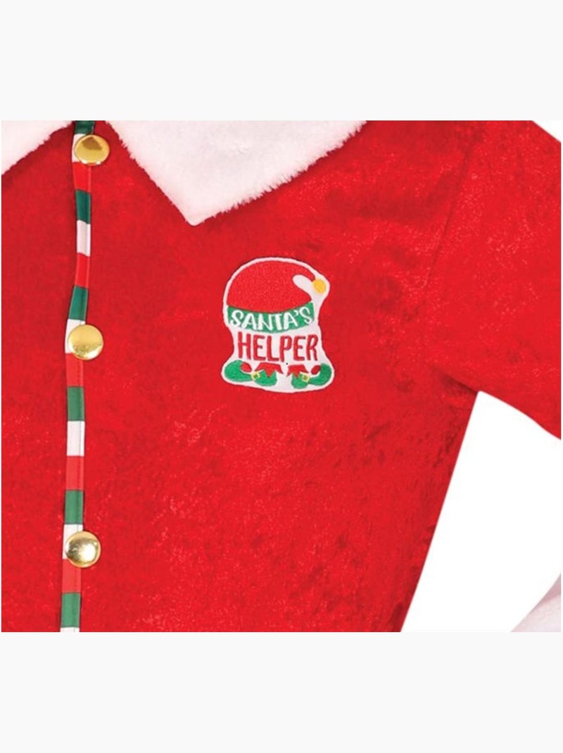 Costume da elfo aiutante di Babbo Natale con cintura Multicolore - Kiabi