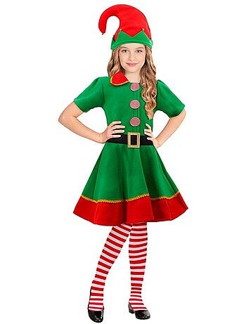 Costume da elfo aiutante di Babbo Natale