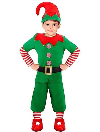Costume da elfo aiutante di Babbo Natale