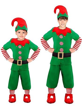 Costume da elfo aiutante di Babbo Natale