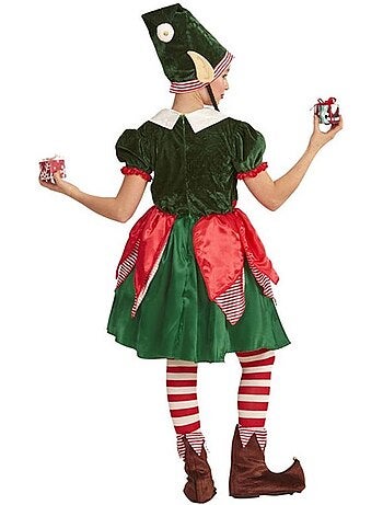 Costume da elfo aiutante di Babbo Natale